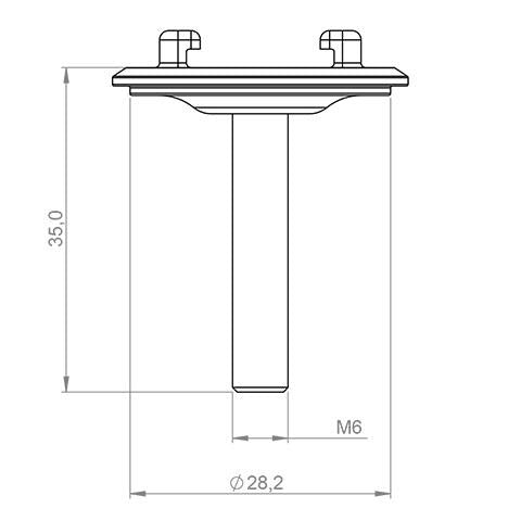 SP Connect Micro Stem Mount Alu