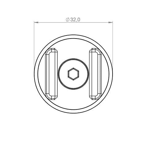 SP Connect Micro Stem Mount Alu